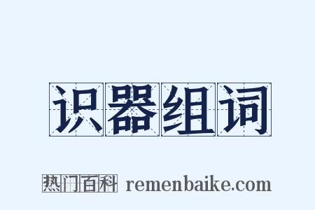 识器组词是什么意思的图片